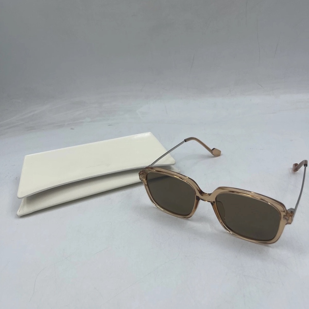 Gentle Monster Women's Millie BRC1 Sunglasses Clear Brown / Brown Polarized